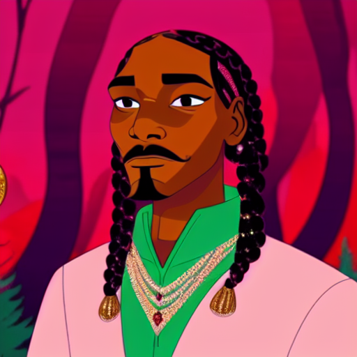 01166-4165139102-Perfectly-centered portrait-photograph of snoop dog with long braids glittering red big eyes standing in a forest of maraje55b96d91297b7ba414c2bce500323a928f701ca.png